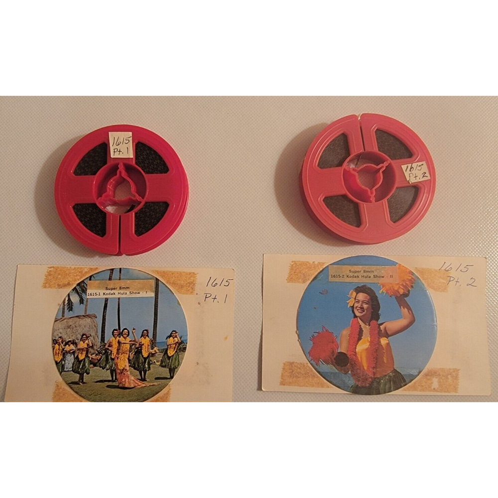 Super 8 MM Colorama Kodak Hula Show-Two Parts